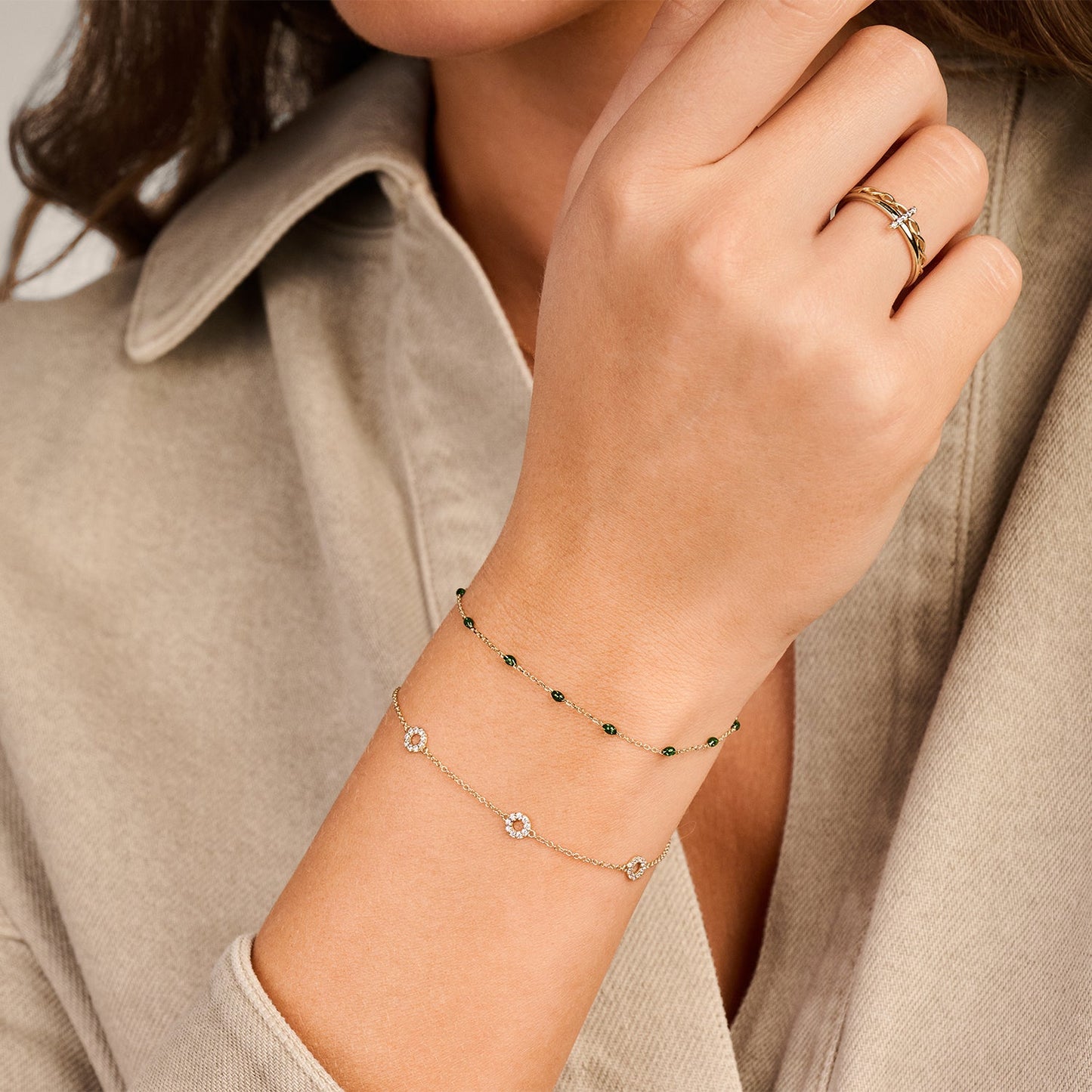 Blush Armband 14kt Goud 2200YZI