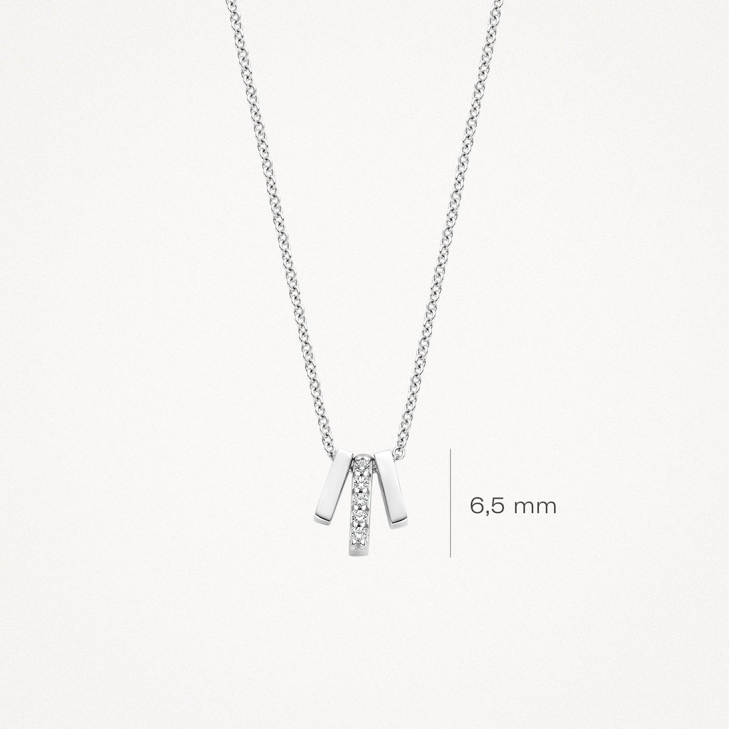 Blush Ketting 14kt Witgoud 3122WZI