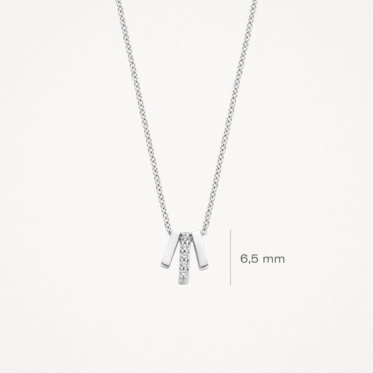 Blush Ketting 14kt Witgoud 3122WZI