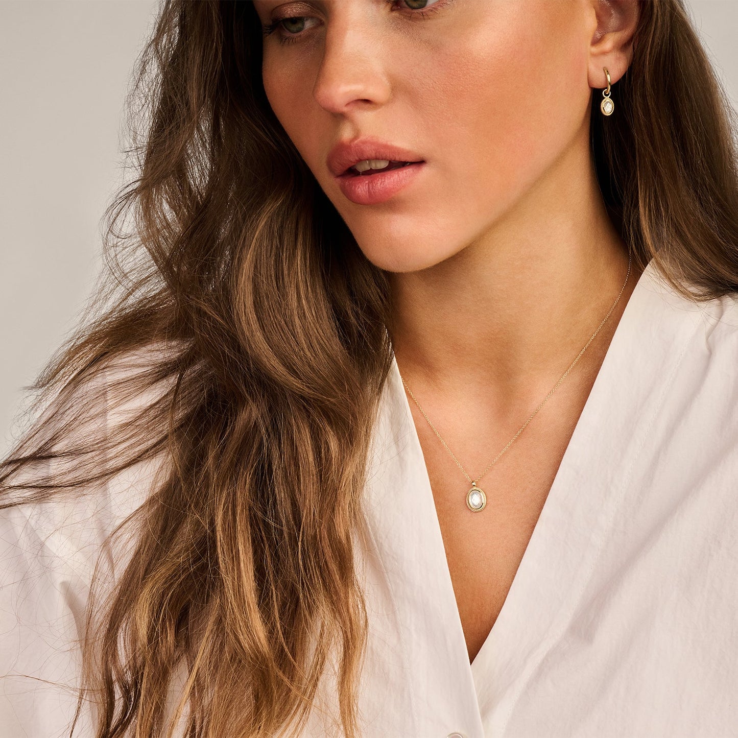 Blush Oorringen 14kt Goud 7233YGO