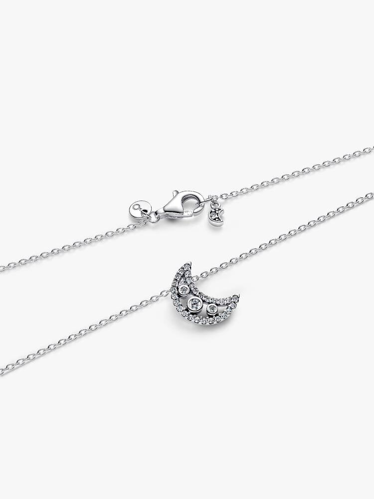 Pandora Ketting met Zirkonia Halve Maan 394259C01-50
