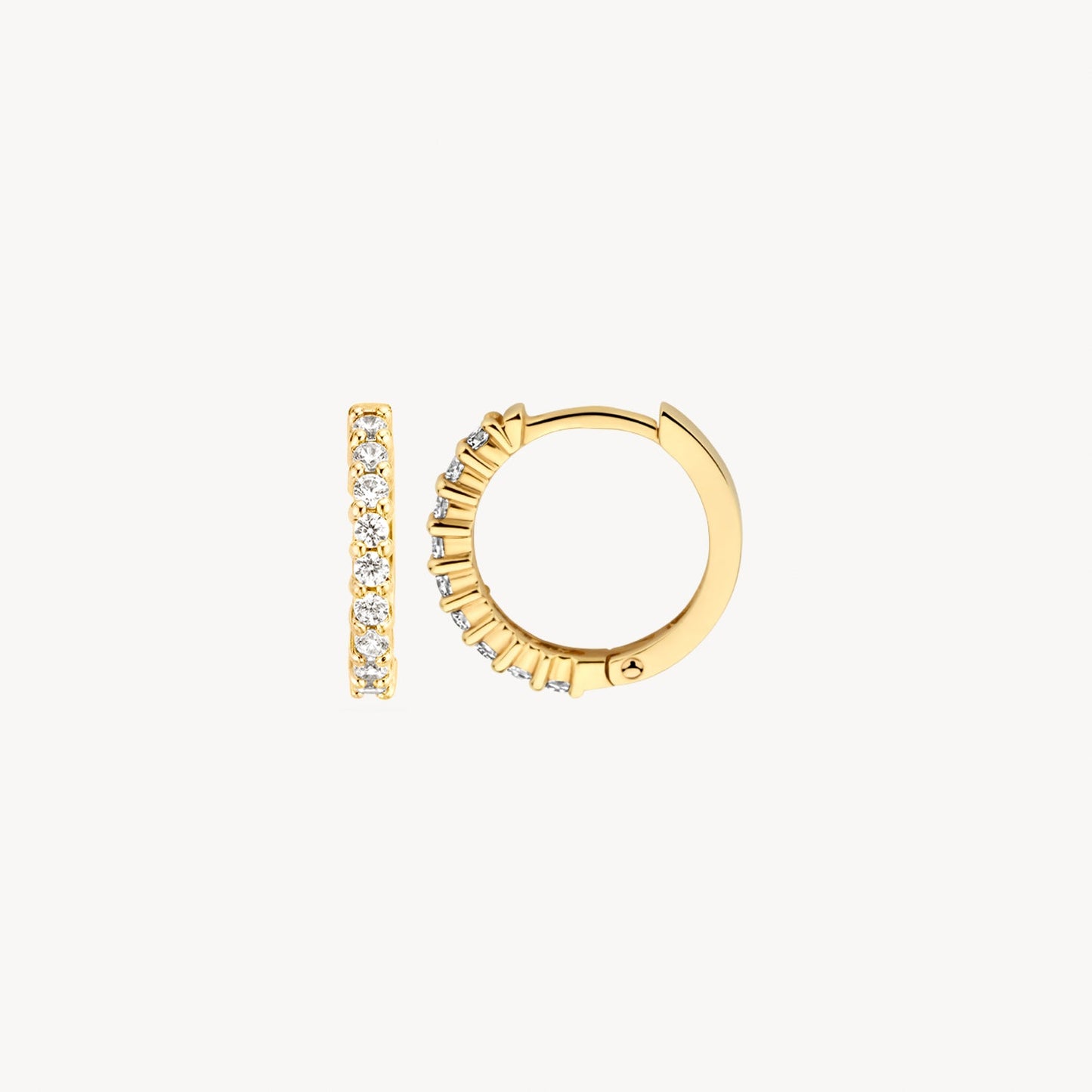 Blush Oorringen 14kt Goud 7166YZI