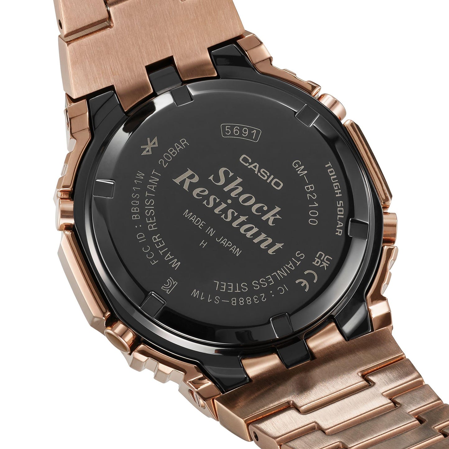 Casio G - Shock Staal Rosé GM - B2100GD - 5AER