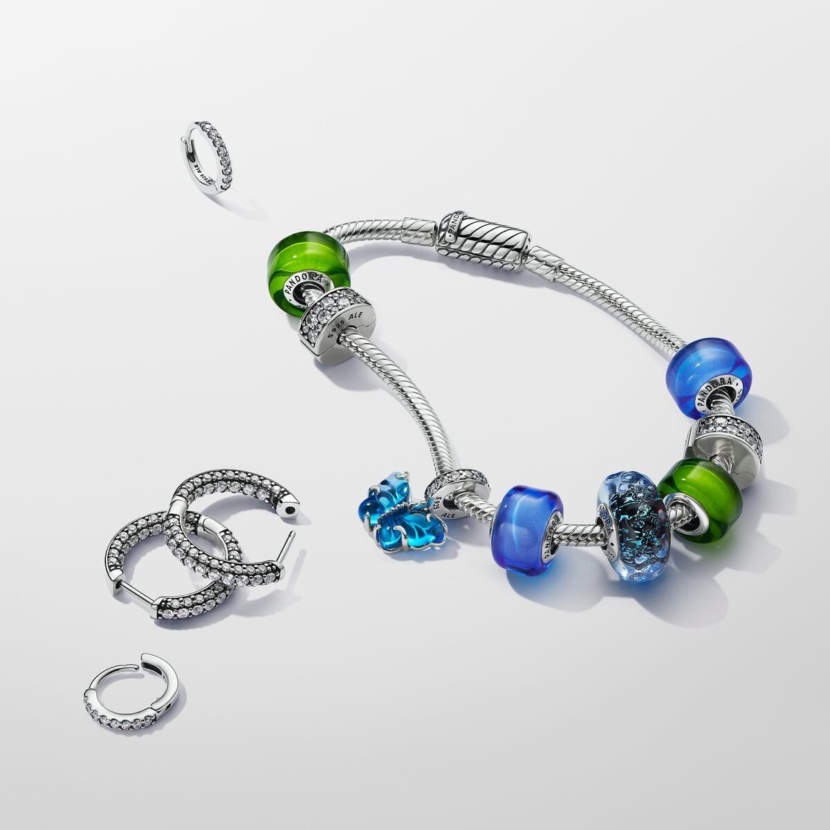 Pandora Bedel Blauw Muranoglas 793105c00