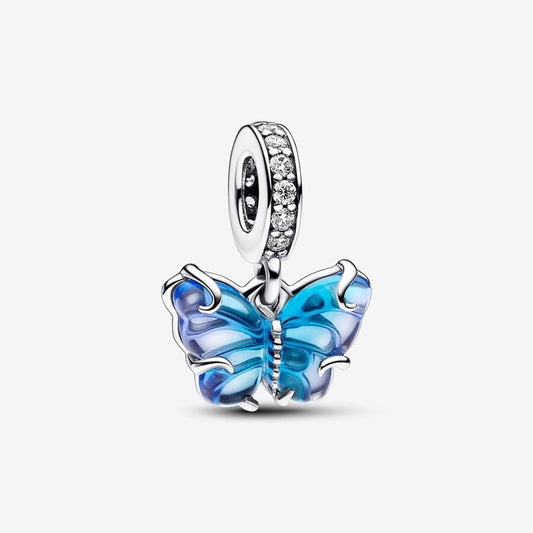 Pandora Bedel Blauwe Muranoglazen Vlinder 792698C01