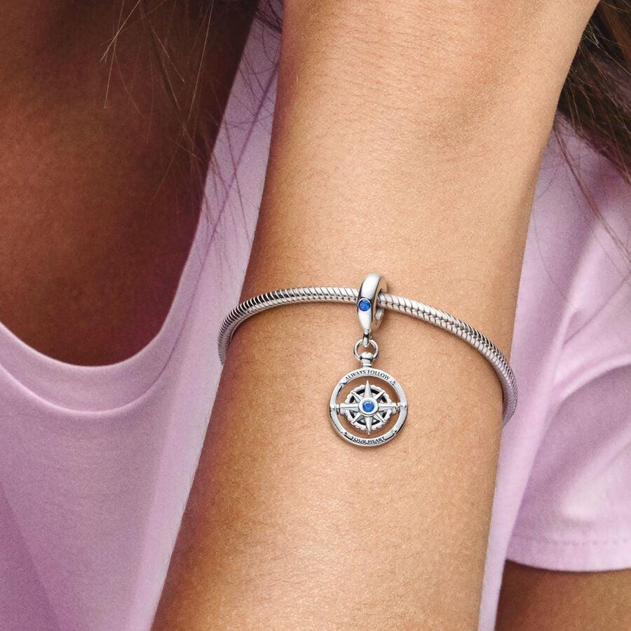 Pandora Bedel Draaiend Kompas 790099C01