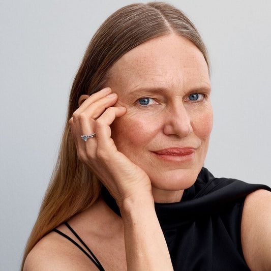 Pandora Dubbele Band Ring Met Hart 193100C01 - 54