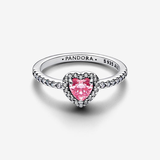 Pandora Roze Hart Ring 198421C03 - 54