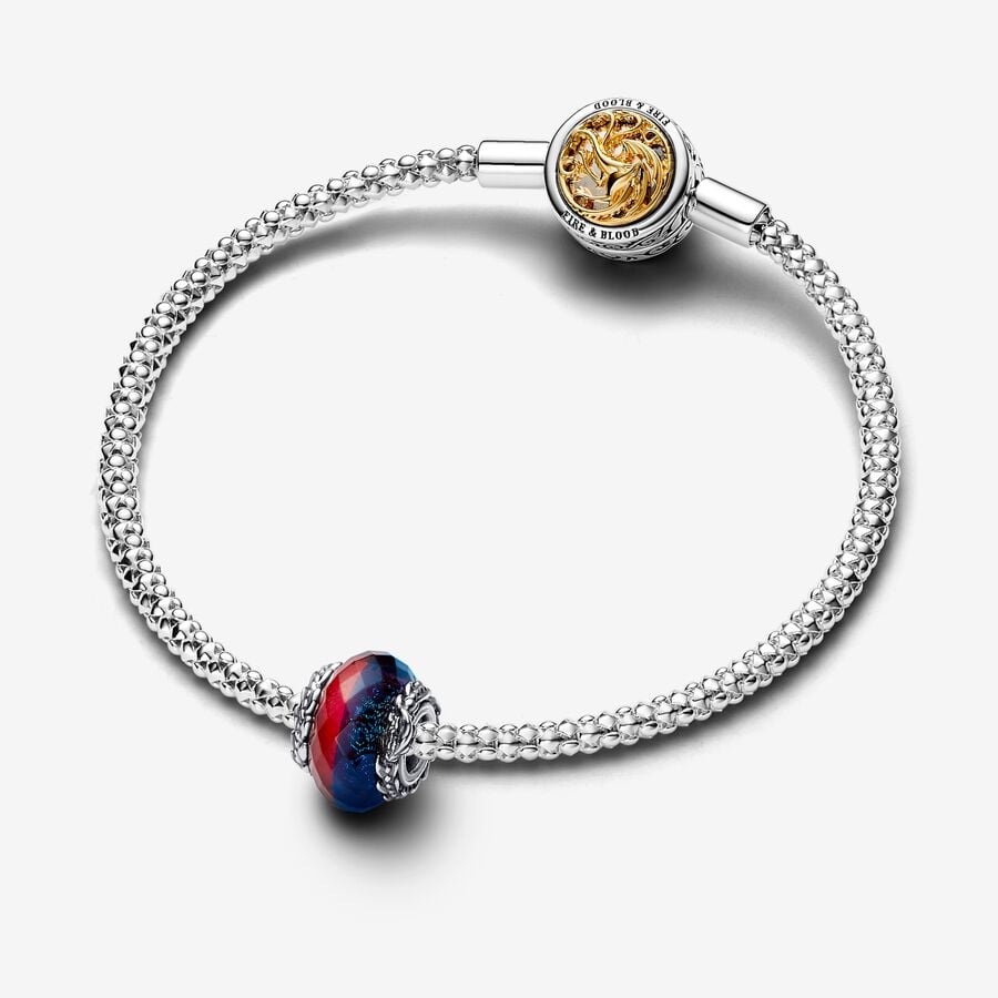 Pandora x Game of Thrones Bedel Ice & Fire Dragons Tweevoudige Muranoglas 792966C00