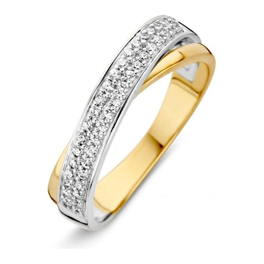 Ring bicolor zirkonia RH425873 - 56 *