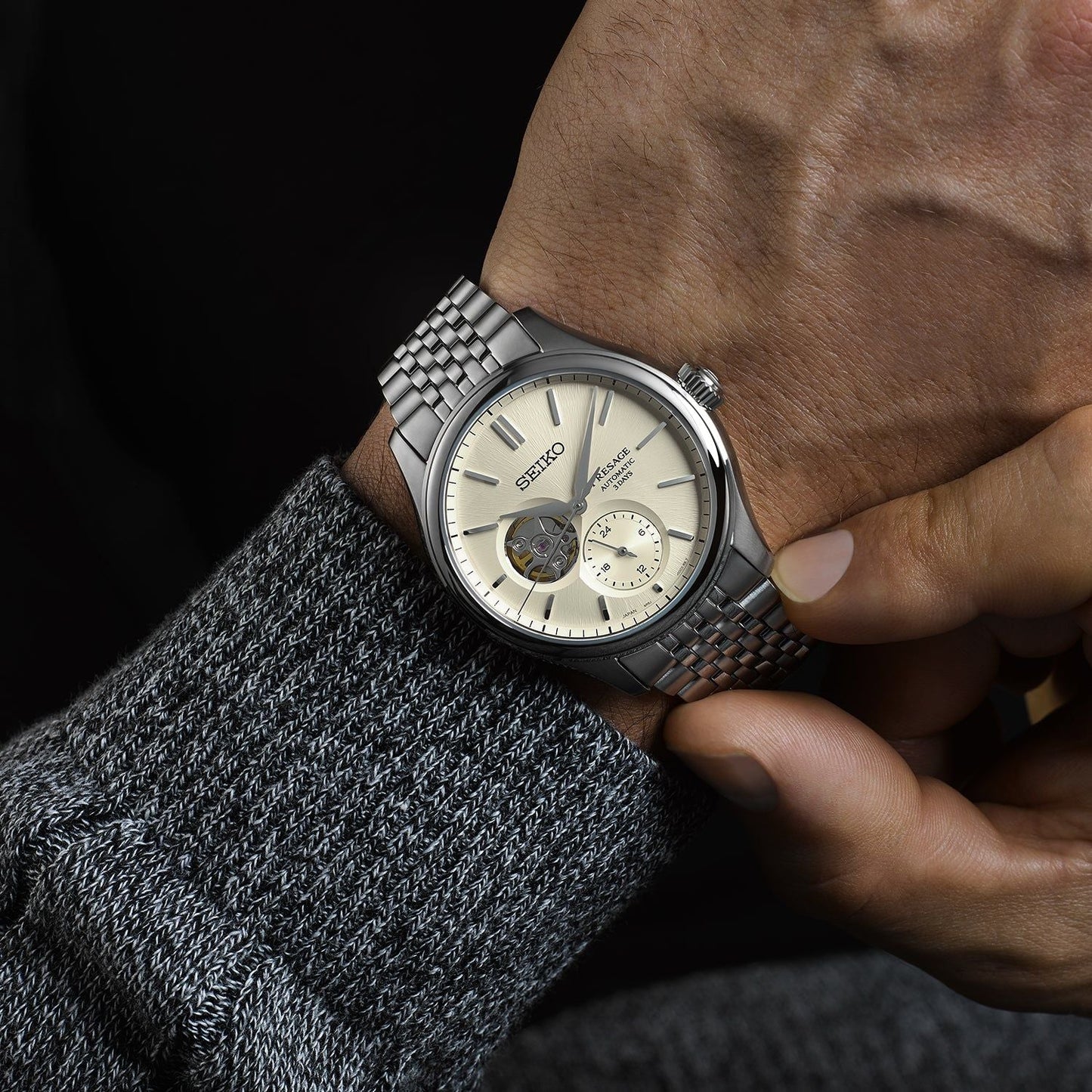 Seiko Presage "Shiro - iro" Open heart SPB469J1