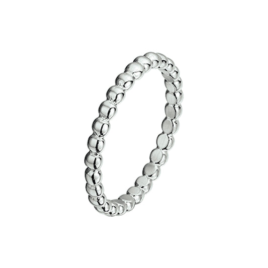 vDam Aanschuifring Bolletjes Zilver Gerhodineerd 1332465