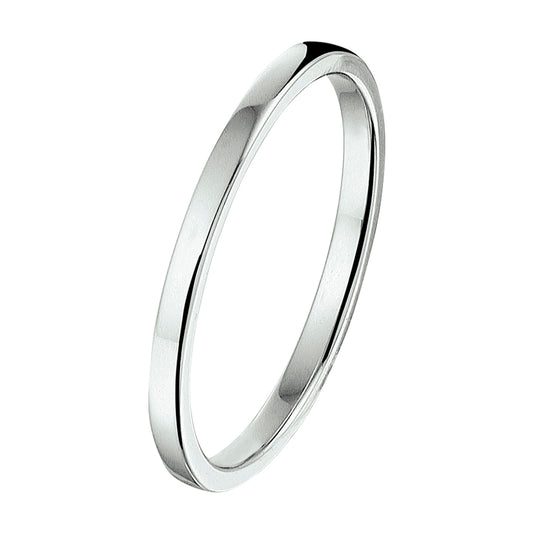 vDam Aanschuifring Zilver Gerhodineerd 1329009