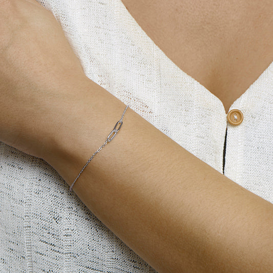 vDam Armband 1,2 Mm 16,5 + 2 Cm Zilver Gerhodineerd 1332304 16.5cm