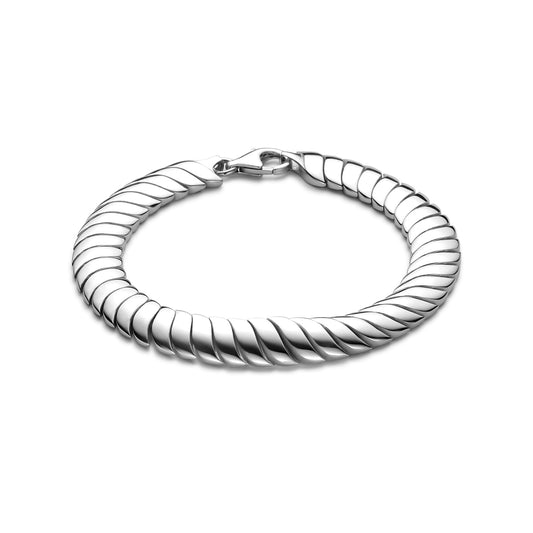 vDam Armband Omega 9 Mm 19 Cm Zilver Gerhodineerd 1341634