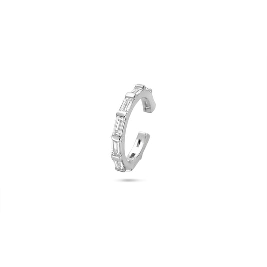 vDam Ear Cuff Zirkonia 14,5 Mm Zilver Gerhodineerd 1341301