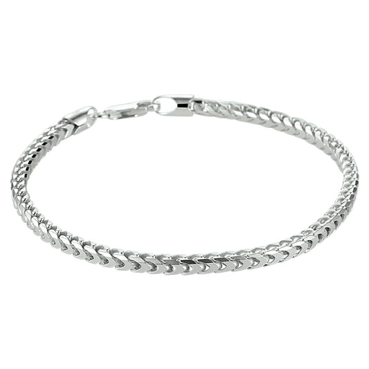 vDam Gourmette 3,0 Mm Zilver Gerhodineerd 1337478