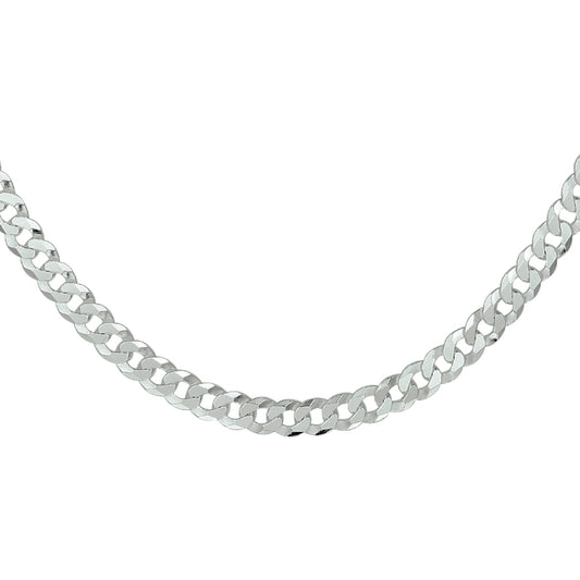 vDam Gourmette 8-zijdes Geslepen 5,4 Mm Zilver Gerhodineerd 1337476