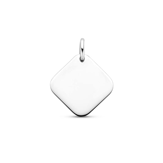 vDam Graveerhanger 15 Mm Zilver Gerhodineerd 1340756