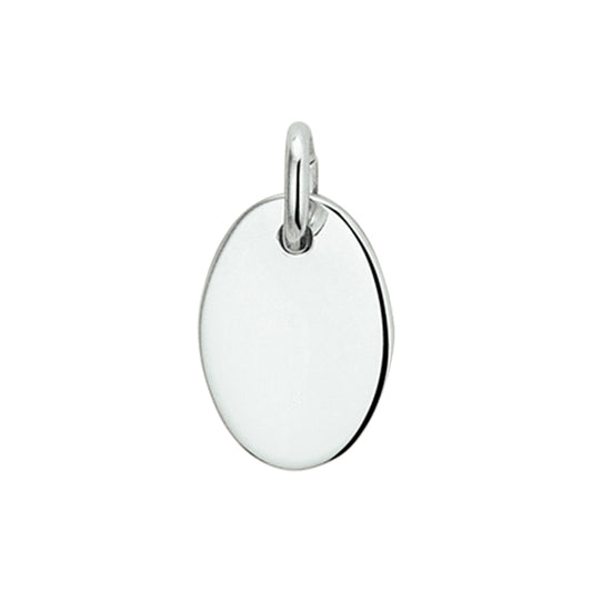 vDam Graveerhanger Ovaal Zilver Gerhodineerd 1326328