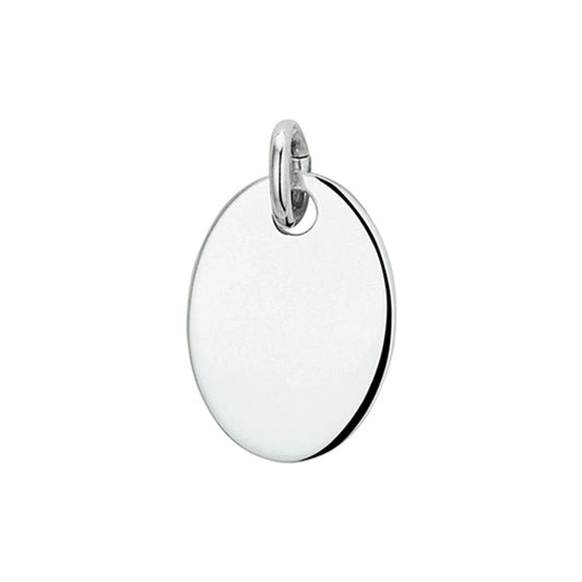 vDam Graveerhanger Ovaal Zilver Gerhodineerd 1326329