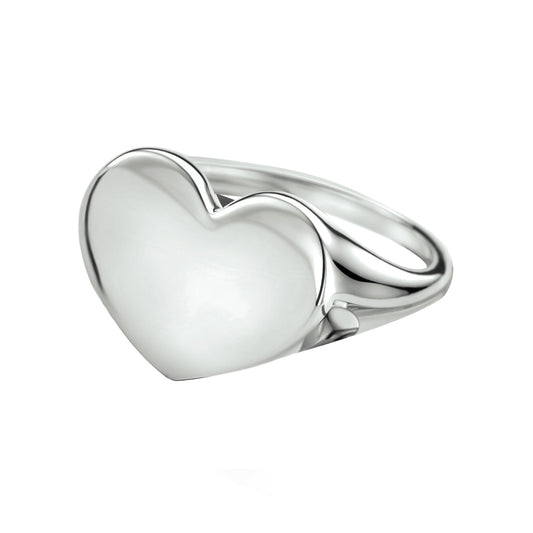 vDam Graveerring Hart Zilver Gerhodineerd 1334527