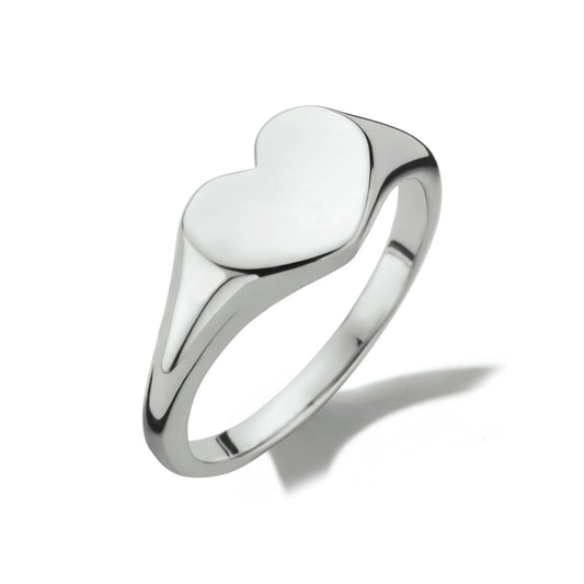 vDam Graveerring Hart Zilver Gerhodineerd 1335049