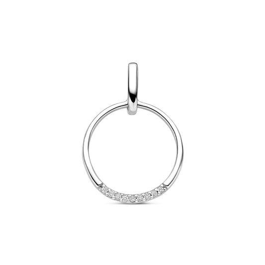 vDam Hanger Zirkonia 22 Mm Zilver Gerhodineerd 1341702