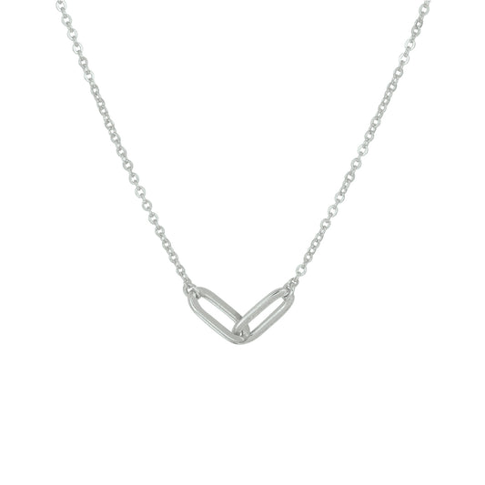 vDam Ketting 1,2 Mm 41 + 4 Cm Zilver Gerhodineerd 1332305