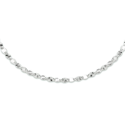 vDam Ketting 2,5 Mm Zilver Gerhodineerd 1333836