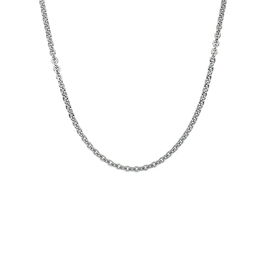 vDam Ketting Anker Plat 1,4 Mm Zilver Gerhodineerd 1330058