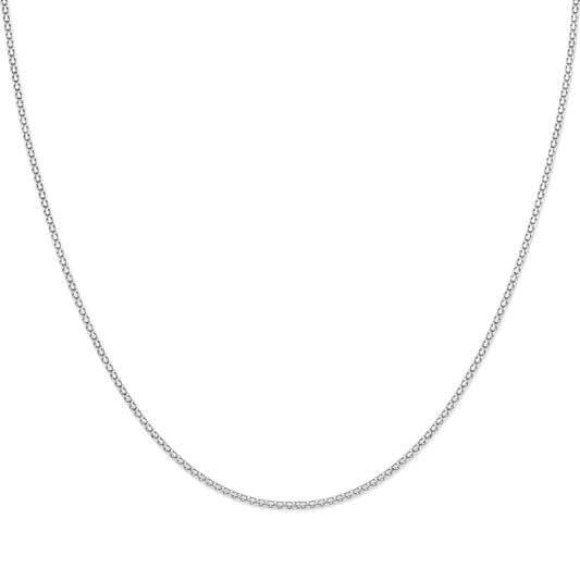 vDam Ketting Bismarck 2,4 Mm 37 + 5 Cm Zilver Gerhodineerd 1340453