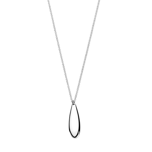 vDam Ketting Druppel 41 + 4 Cm Zilver Gerhodineerd 1341821