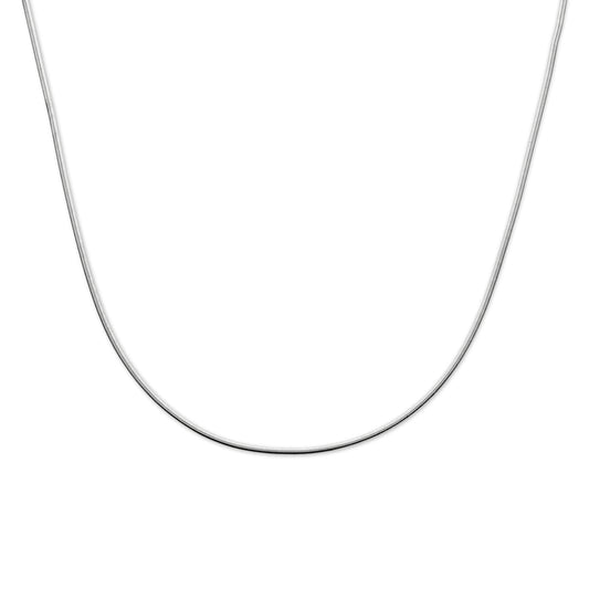 vDam Ketting Gourmette 2 Mm 40 + 4 Cm Zilver Gerhodineerd 1341608