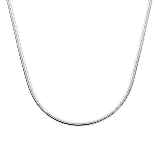 vDam Ketting Gourmette 4 Mm 40 + 4 Cm Zilver Gerhodineerd 1341610