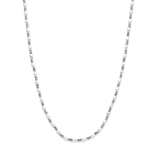 vDam Ketting Parels Zilver Gerhodineerd 1338638