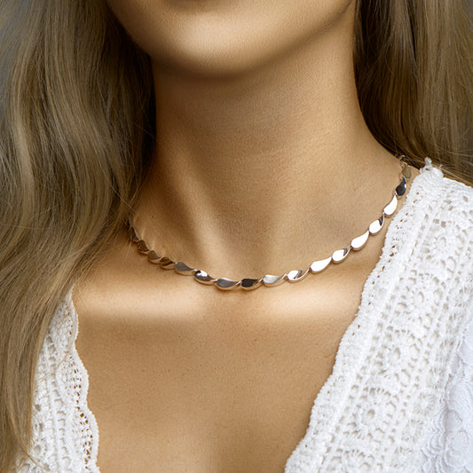 vDam Ketting Poli/mat 5,6 Mm 45cm Cm Zilver Gerhodineerd 1332877 45cm