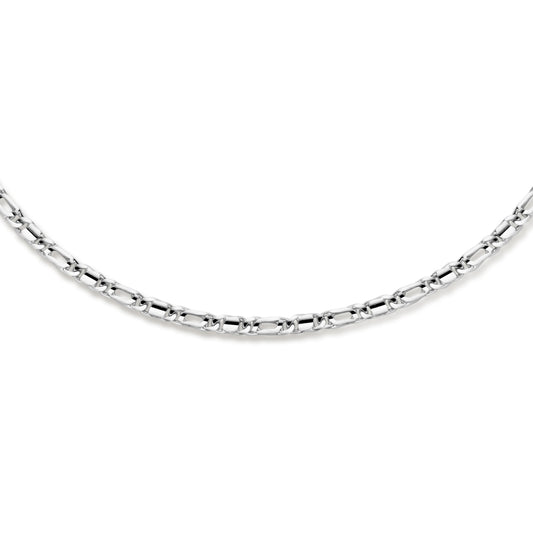 vDam Ketting Valkenoog 2,6 Mm 40 + 4 Cm Zilver Gerhodineerd 1336232
