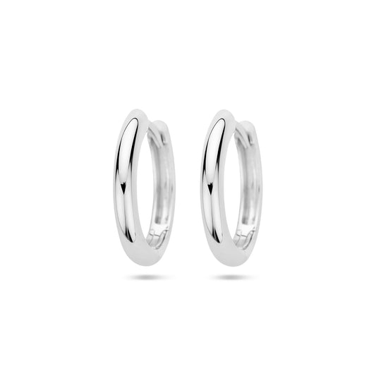 vDam Klapoorringen 2,5 Mm Half Rond Zilver Gerhodineerd 1336988