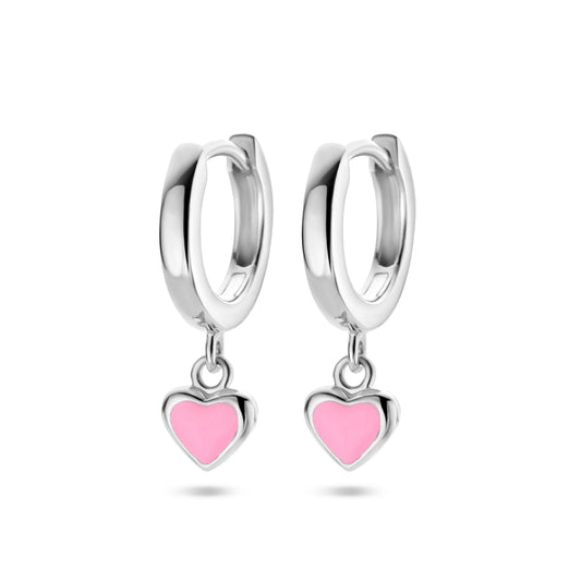 vDam Klapoorringen Hart Zilver Gerhodineerd 1336083