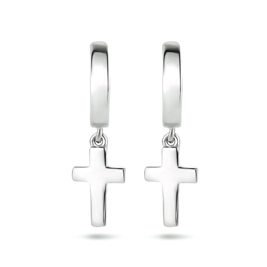 vDam Klapoorringen Kruis Zilver Gerhodineerd 1334820