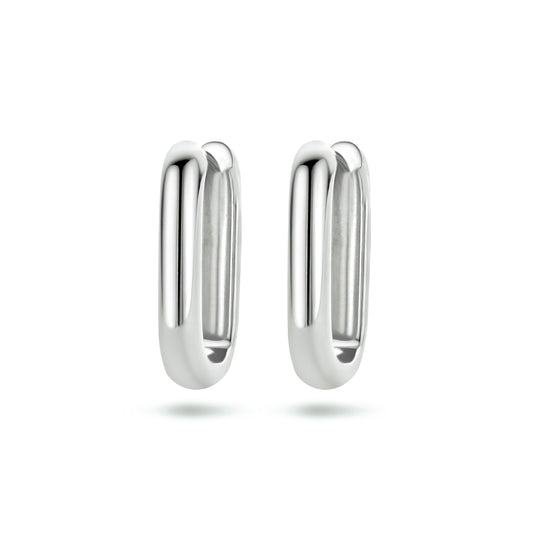 vDam Klapoorringen Paperclip Zilver Gerhodineerd 1334795