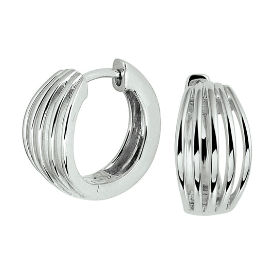 vDam Klapoorringen Zilver Gerhodineerd 1328112