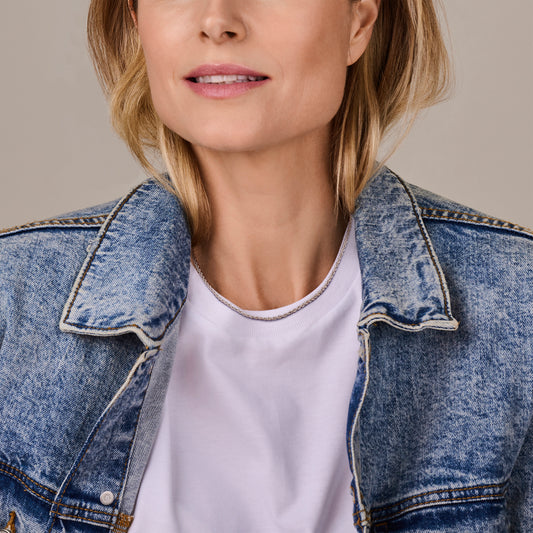 vDam Koord Massief 2,7 Mm Zilver Gerhodineerd 1337067 45cm