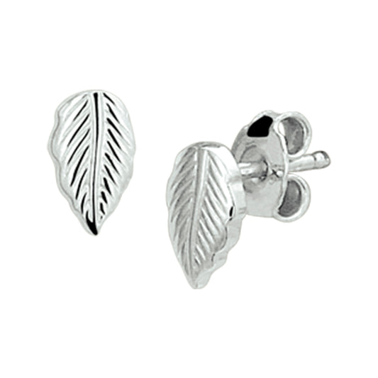 vDam Oorknoppen Veer Zilver Gerhodineerd 1326332