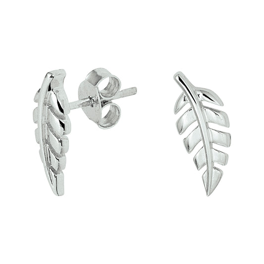 vDam Oorknoppen Veer Zilver Gerhodineerd 1328436