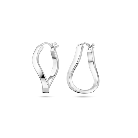 vDam Oorringen 26 Mm Zilver Gerhodineerd 1339785