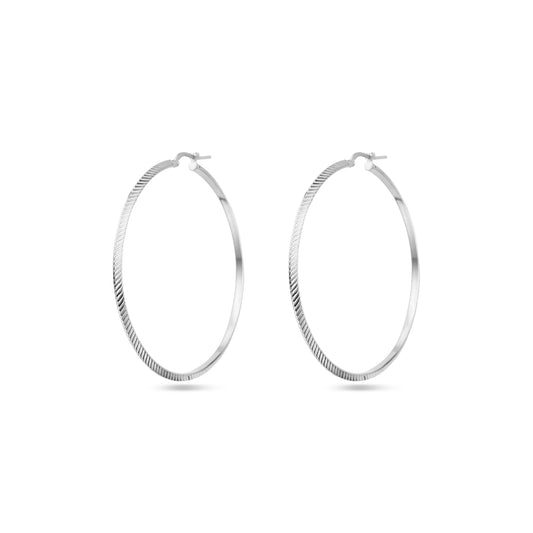 vDam Oorringen Gediamanteerd Zilver Gerhodineerd 1338391