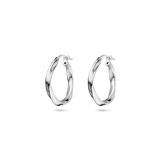 vDam Oorringen Gedraaid 2,0 Mm Zilver Gerhodineerd 1337958