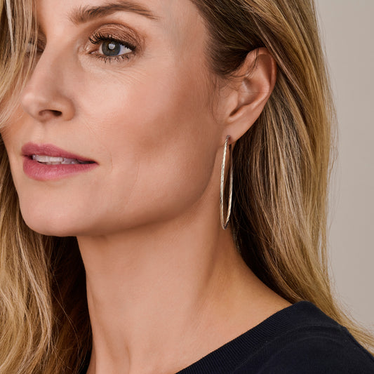 vDam Oorringen Gedraaide Buis 2,5 Mm Zilver Gerhodineerd 1338620